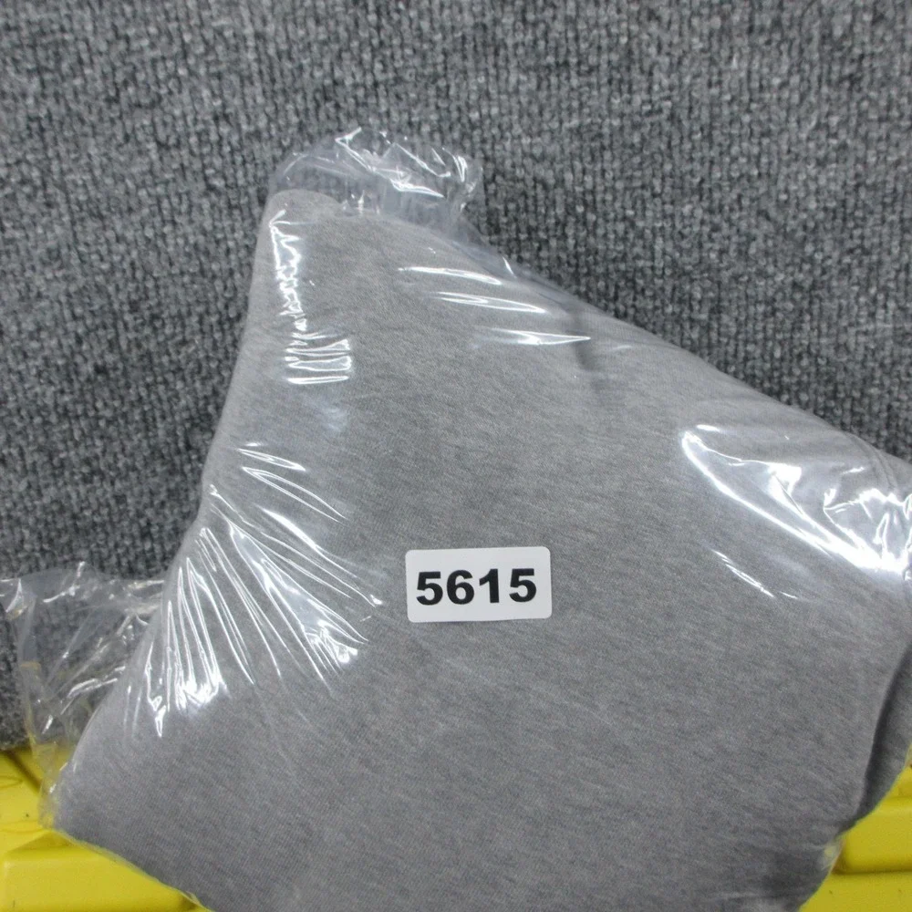 Jordan Hoodie Mens M Gray Fleece Kangaroo Pocket Jumpman Logo Sweatshirt